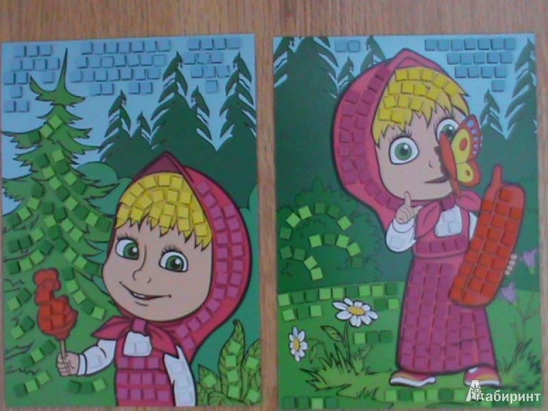 Иллюстрация 2 из 2 для Мозаика "Маша с леденцом" (0022013) | Лабиринт - игрушки. Источник: Попова  Наталья Сергеевна