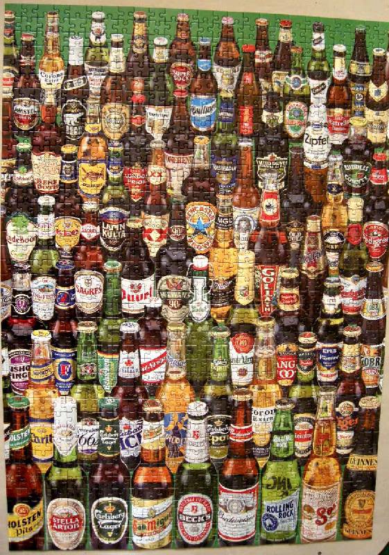 Иллюстрация 10 из 10 для Пазл-1000 "Коллекция бутылок пива" | Лабиринт - игрушки. Источник: i.oxana
