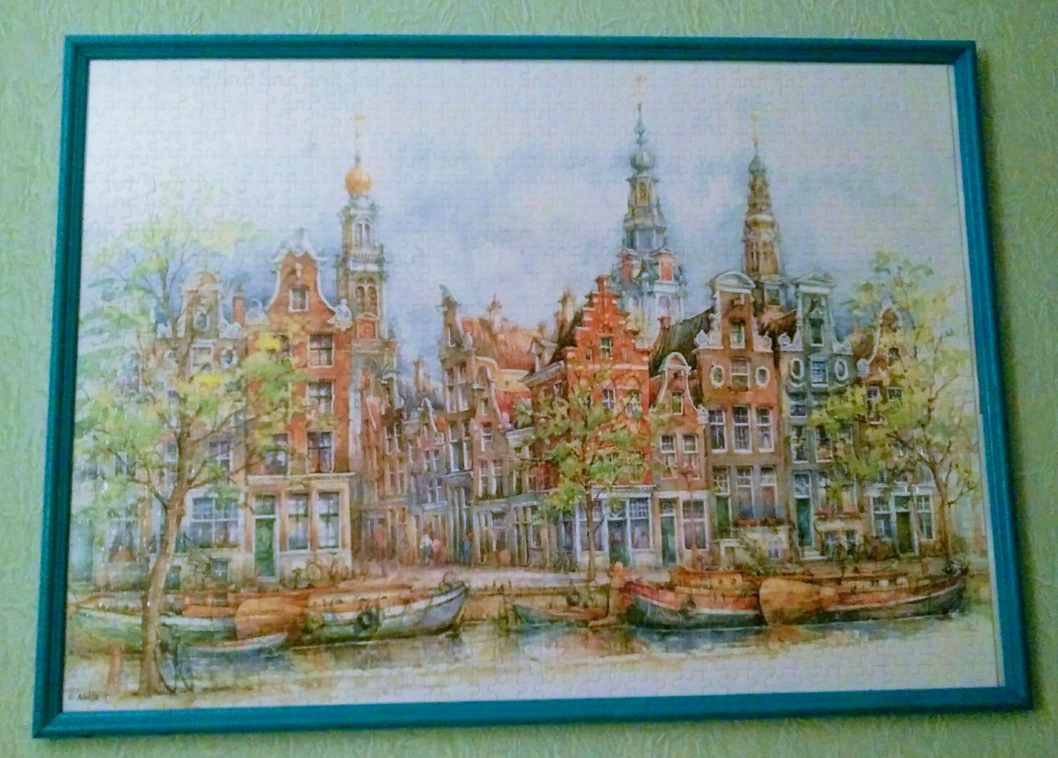 Иллюстрация 7 из 7 для Puzzle-1000 "Амстердам. Вдоль канала" (10065) | Лабиринт - игрушки. Источник: Лабиринт