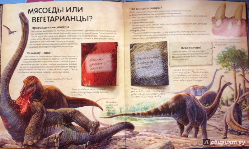 Иллюстрация 5 из 8 для Динозавры - Бенуа Делаландр | Лабиринт - книги. Источник: читающий ребенок