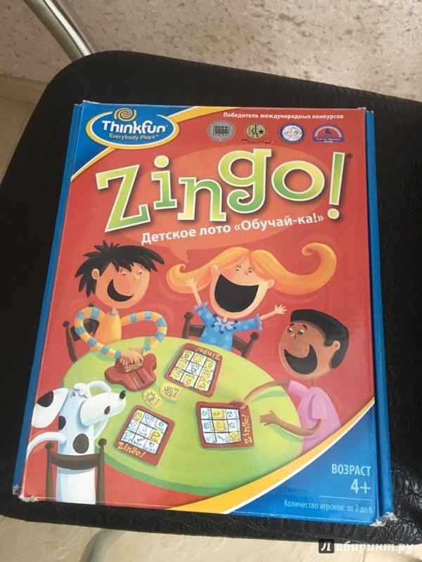 Иллюстрация 10 из 17 для Детское лото "Обучай-ка" Zingo! (7700) | Лабиринт - игрушки. Источник: Зиятдинова  Оксана