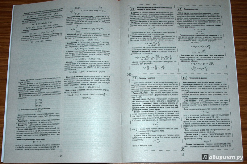 Иллюстрация 7 из 10 для Шпаргалка по формулам. Физика, химия, математика | Лабиринт - книги. Источник: Kristin