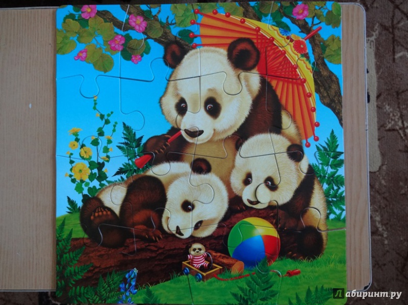 Иллюстрация 8 из 9 для Развивающая мозаика "Панды" (2394) | Лабиринт - игрушки. Источник: Iliy