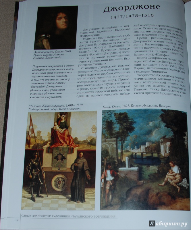 Иллюстрация 12 из 38 для Самые знаменитые художники итальянского Возрождения | Лабиринт - книги. Источник: Книжный кот