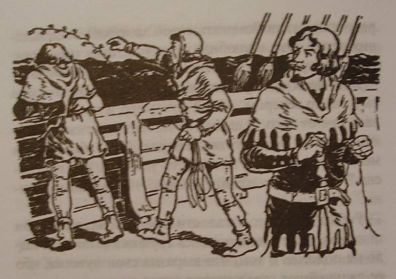 Иллюстрация 8 из 10 для Робин Гуд и его веселая ватага (Robin Hood and His Merrie Men) На русском и английском языках | Лабиринт - книги. Источник: july