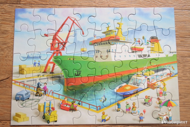 Иллюстрация 4 из 7 для Puzzle-30*40*50*60 "Транспорт" (4 в 1) (В-04164-NEW) | Лабиринт - игрушки. Источник: kolobus
