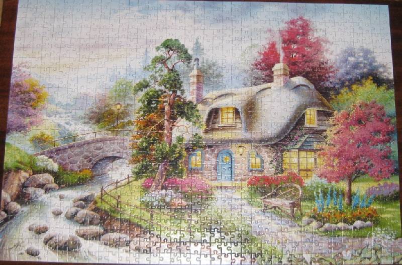 Иллюстрация 6 из 15 для Puzzle-1000. Сказочный домик (С-101047) | Лабиринт - игрушки. Источник: Марийка