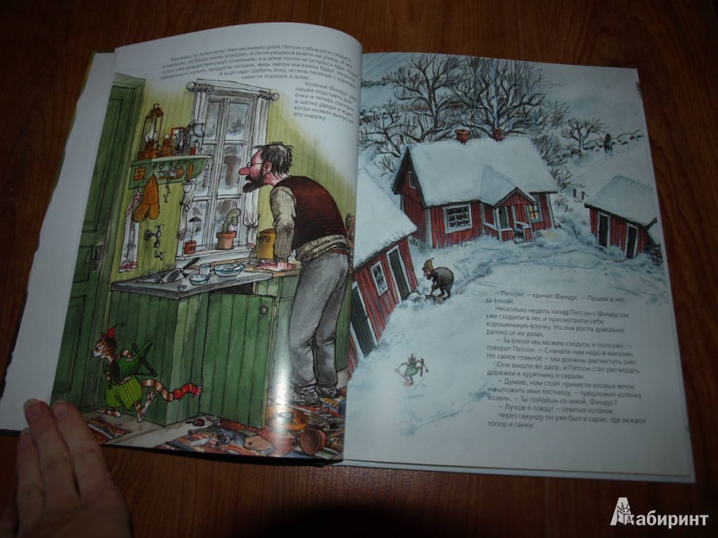 Иллюстрация 18 из 150 для Рождество в домике Петсона - Свен Нурдквист | Лабиринт - книги. Источник: Гусева  Анна Сергеевна