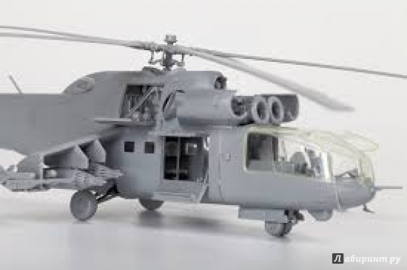 Иллюстрация 5 из 5 для Советский ударный вертолет Ми-24А (7273П) | Лабиринт - игрушки. Источник: Елисеев  Сергей Владимирович