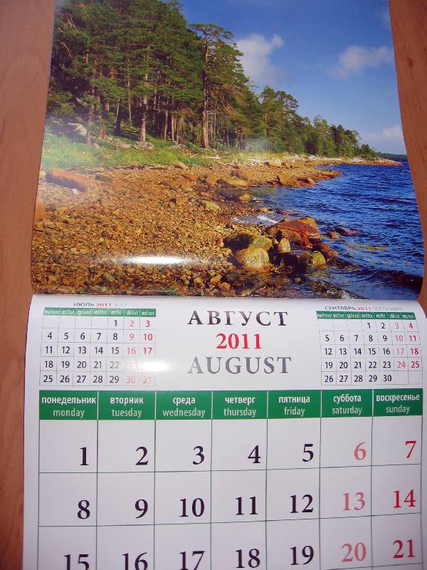 Иллюстрация 7 из 7 для Календарь 2011 год. Времена года (71007) | Лабиринт - сувениры. Источник: Red cat ;)
