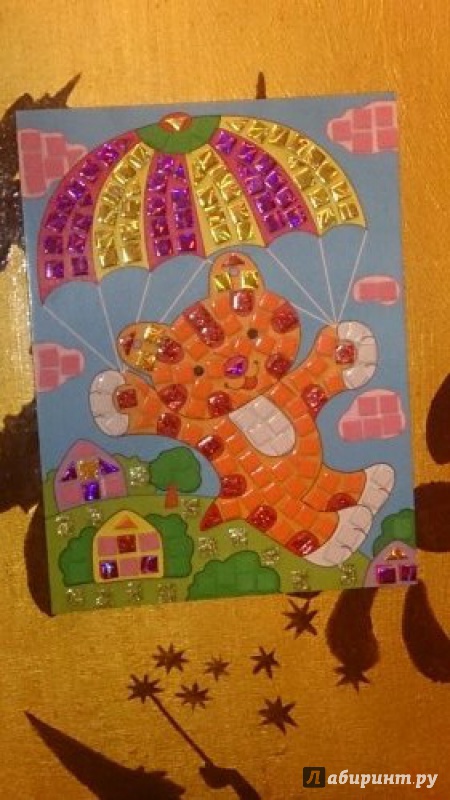 Иллюстрация 10 из 16 для Разноцветная мозаика "Тигренок на парашюте" (2784) | Лабиринт - игрушки. Источник: Малкина  Марина Артуровна