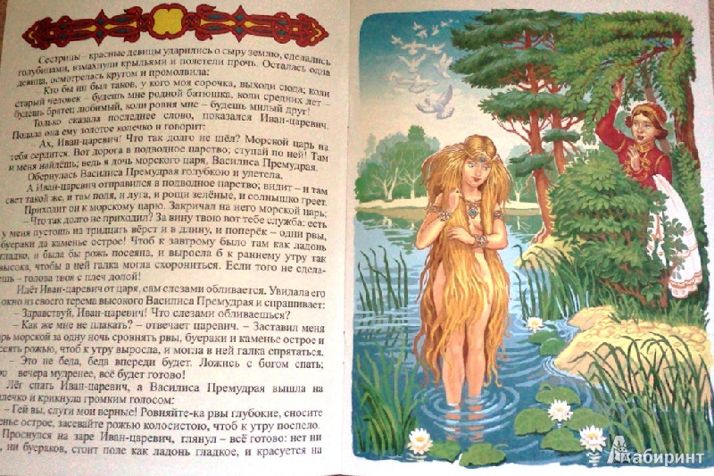 Иллюстрация 10 из 10 для Василиса Премудрая и Морской Царь | Лабиринт - книги. Источник: ОксанаШ