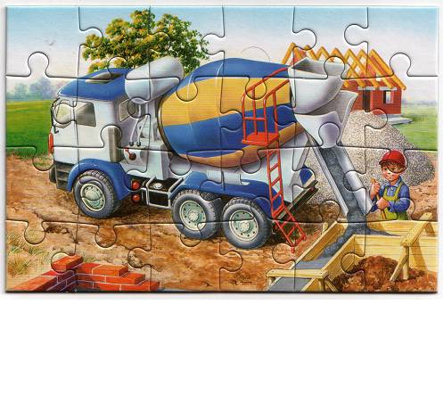 Иллюстрация 19 из 19 для Puzzle-24. MINI "Автотранспорт", в ассортименте (А-02405-ВМ) | Лабиринт - игрушки. Источник: Минюк  Алина
