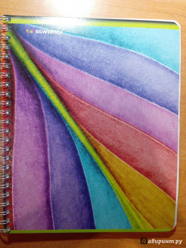 Иллюстрация 8 из 11 для Тетрадь в клетку, 96 листов "Rainbow Nature", на спирали, 4 вида (811463-85) | Лабиринт - канцтовы. Источник: Васильева  Ирина