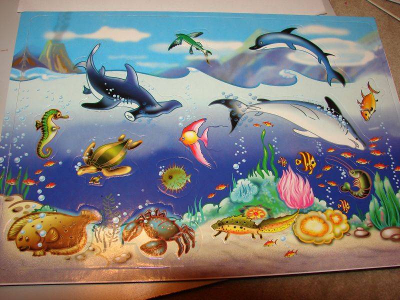 Иллюстрация 1 из 5 для Мягкий пазл-силуэт. "Умница" Подводный мир (02067) | Лабиринт - игрушки. Источник: Smity