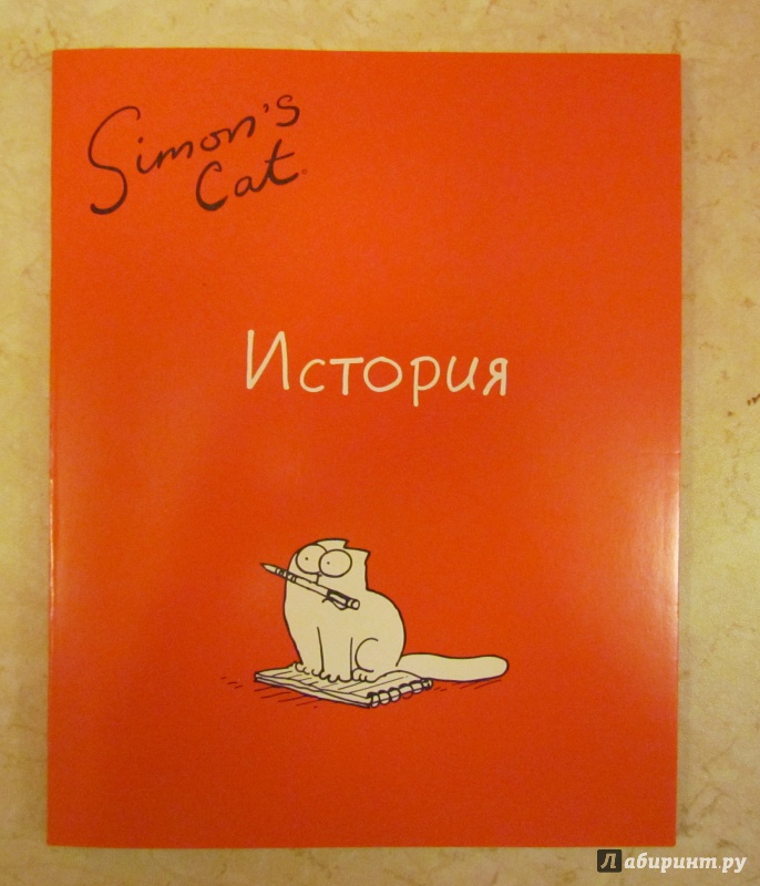 Иллюстрация 1 из 6 для Тетрадь, 48 листов "Simon's Cat". История (36310-SC/BR) | Лабиринт - канцтовы. Источник: yudaff