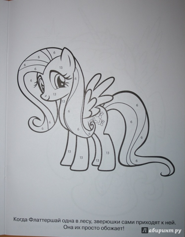Иллюстрация 12 из 20 для Мой маленький пони. Раскрась по номерам (№1504) | Лабиринт - книги. Источник: Рудис  Александра