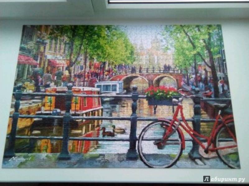 Иллюстрация 8 из 8 для Puzzle-1000 "Пейзаж Амстердам" (C-103133) | Лабиринт - игрушки. Источник: Конычева  Катерина
