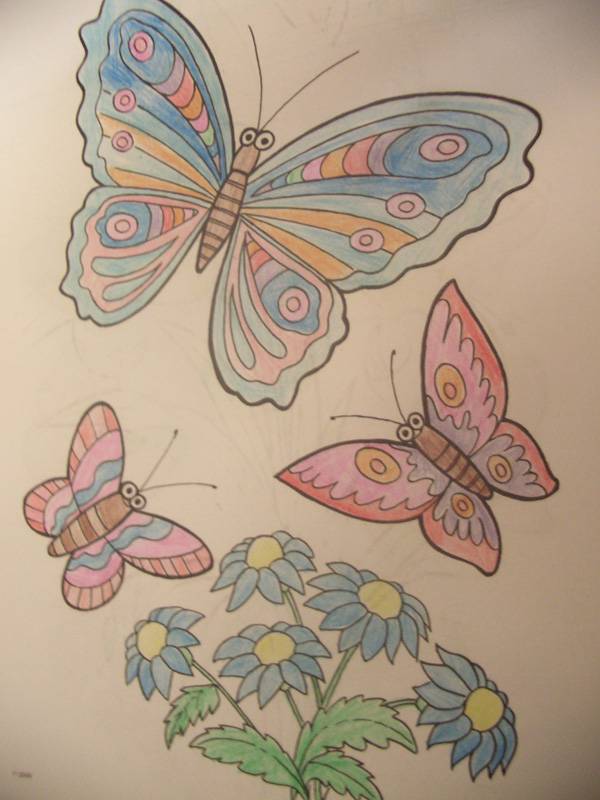 Иллюстрация 10 из 16 для Цветы и бабочки - Татьяна Коваль | Лабиринт - книги. Источник: unnamed