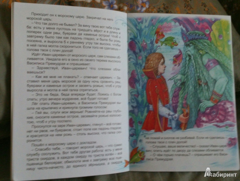 Иллюстрация 9 из 31 для Морской царь и Василиса Премудрая | Лабиринт - книги. Источник: ~~~Anna~~~