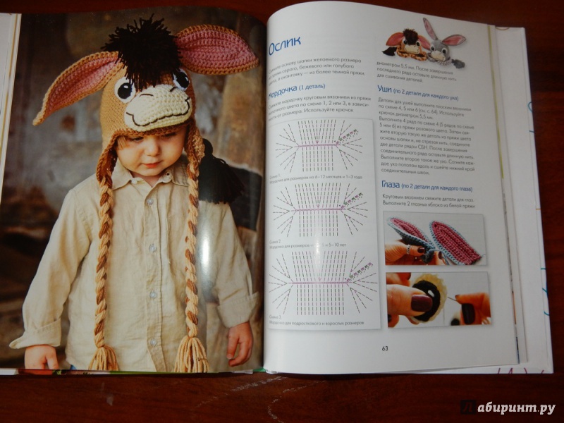 Иллюстрация 35 из 39 для Забавные шапочки для детей и взрослых. 20 вязаных моделей - Ирина Ротт | Лабиринт - книги. Источник: kat0310
