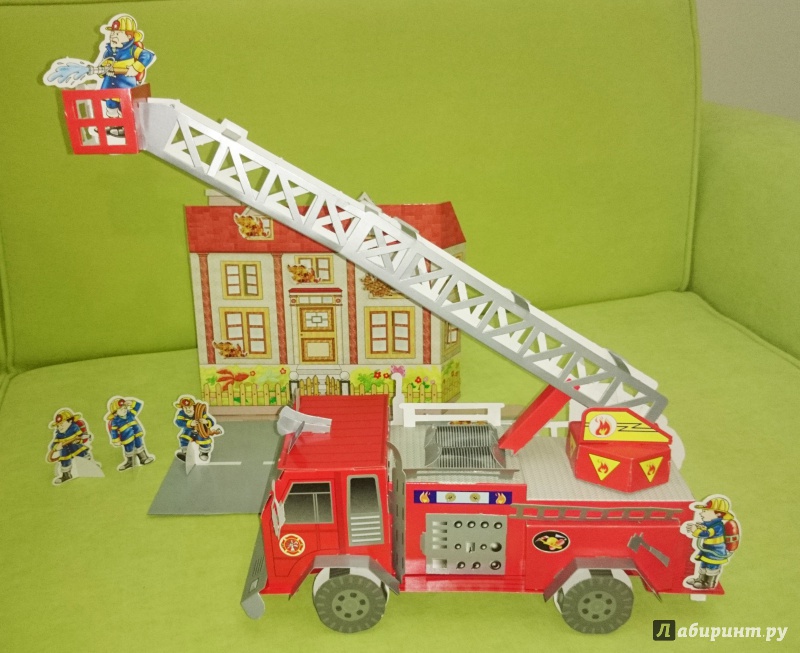 Иллюстрация 17 из 19 для Пожарная машина | Лабиринт - игрушки. Источник: Попов  Владимир Алексеевич