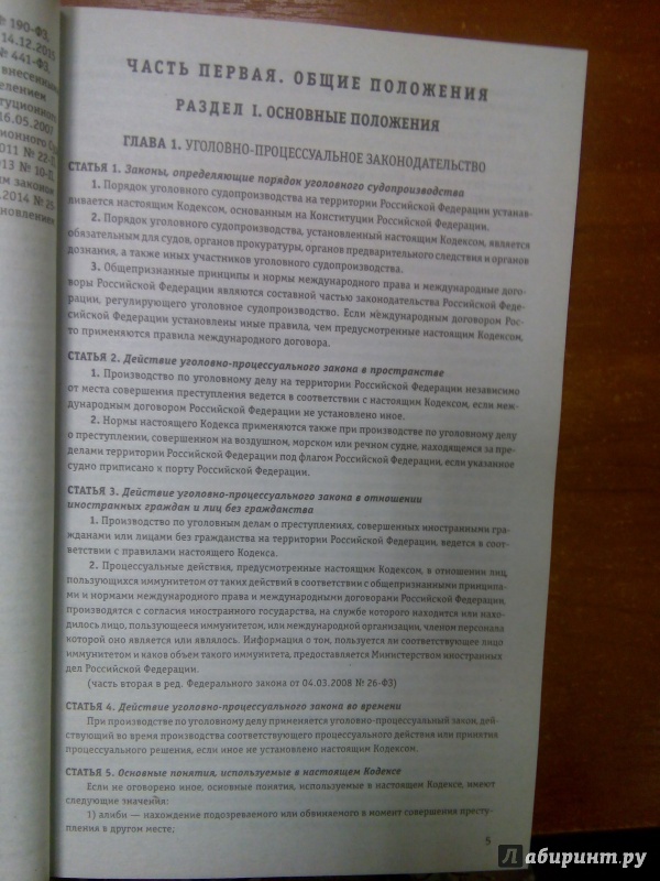 Иллюстрация 5 из 6 для Уголовно-процессуальный кодекс Российской Федерации на 20.06.16 | Лабиринт - книги. Источник: Архипова  Марина
