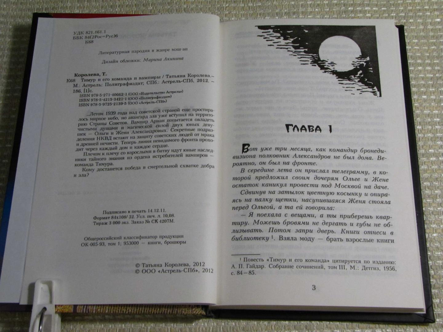 Иллюстрация 15 из 24 для Тимур и его команда и вампиры - Татьяна Королева | Лабиринт - книги. Источник: leo tolstoy