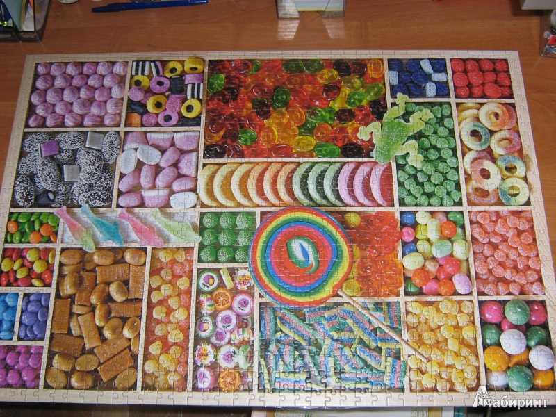 Иллюстрация 11 из 15 для Puzzle-1000 "Сладкая радуга" (C-102723) | Лабиринт - игрушки. Источник: Мартемьянова  Елена Юрьевна