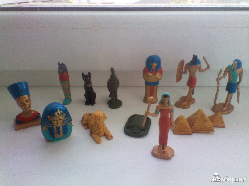 Иллюстрация 6 из 9 для Древний Египет, 12 фигурок (699304) | Лабиринт - игрушки. Источник: sontana