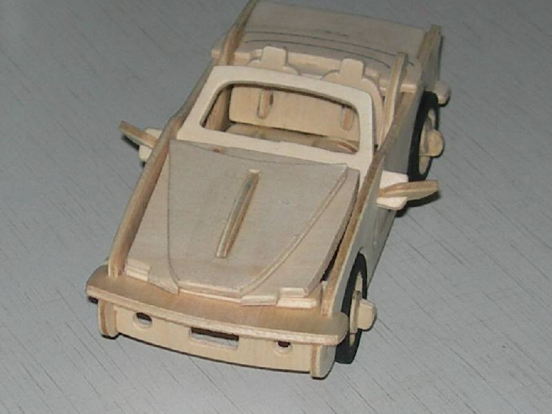 Иллюстрация 9 из 15 для Сборная деревянная модель "Кабриолет БМВ" | Лабиринт - игрушки. Источник: Екатерина