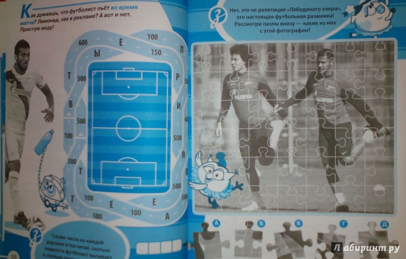 Иллюстрация 7 из 13 для Смешарики на футболе. Игры, головоломки, тесты | Лабиринт - книги. Источник: Мельниченко  Лариса