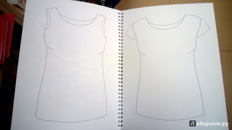 Иллюстрация 8 из 9 для Альбом дизайнера. Твой дизайн футболки | Лабиринт - книги. Источник: Мила