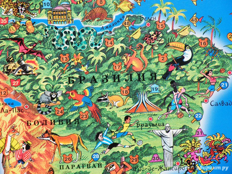 Иллюстрация 28 из 43 для Детская карта мира | Лабиринт - книги. Источник: Шутова  Маргарита