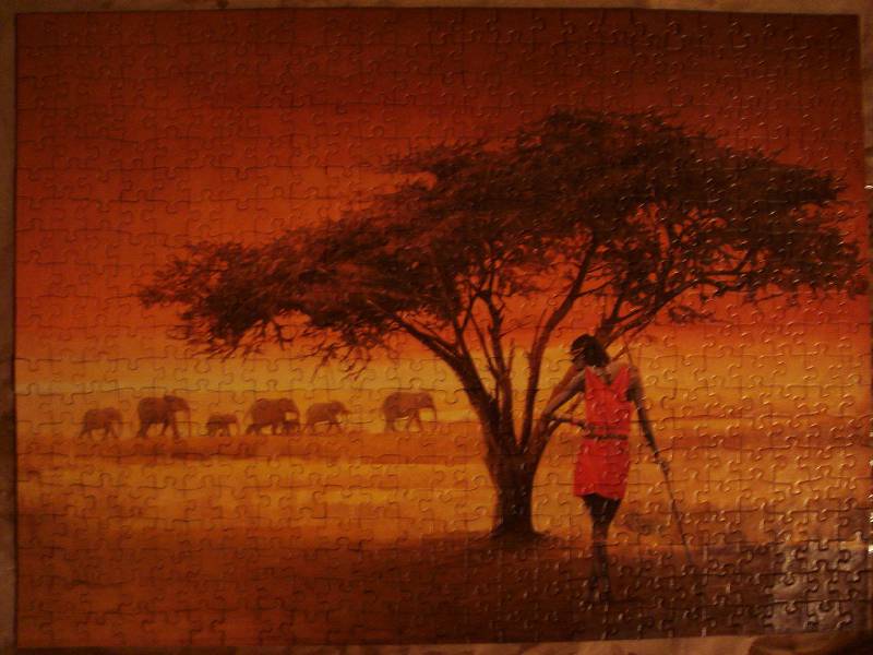 Иллюстрация 3 из 3 для Пазл "Африканский масай" (141456) | Лабиринт - игрушки. Источник: zabava12