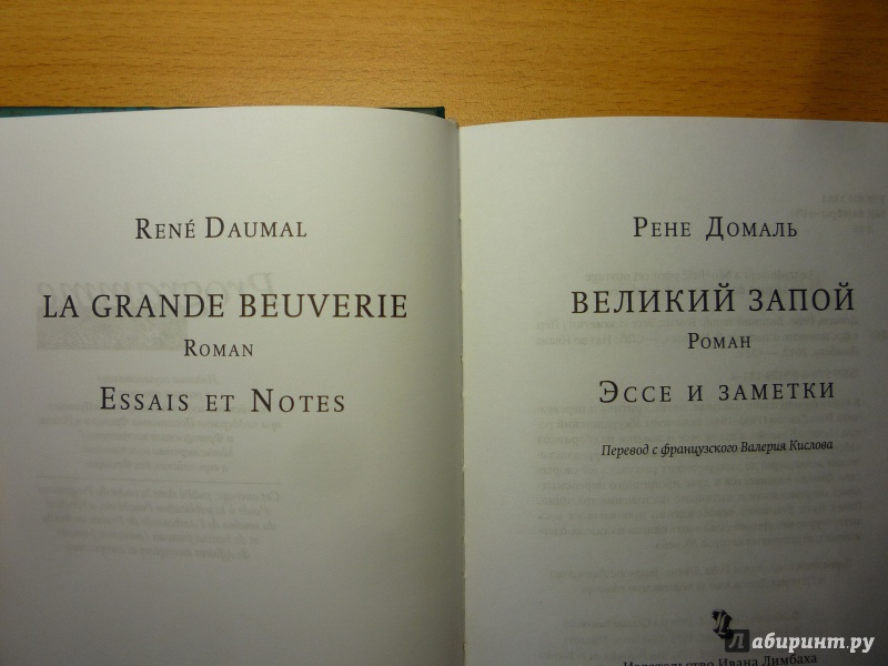 Иллюстрация 15 из 32 для Великий запой. Эссе и заметки - Рене Домаль | Лабиринт - книги. Источник: Свити