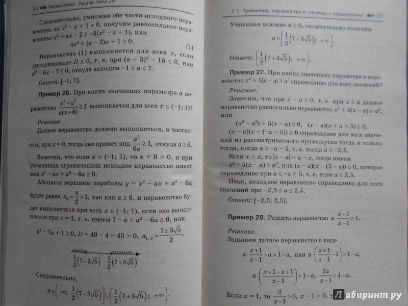 Иллюстрация 10 из 22 для Математика. Задачи типа 20. Уравнения, неравенства и системы с параметром - Эдуард Балаян | Лабиринт - книги. Источник: Клюква