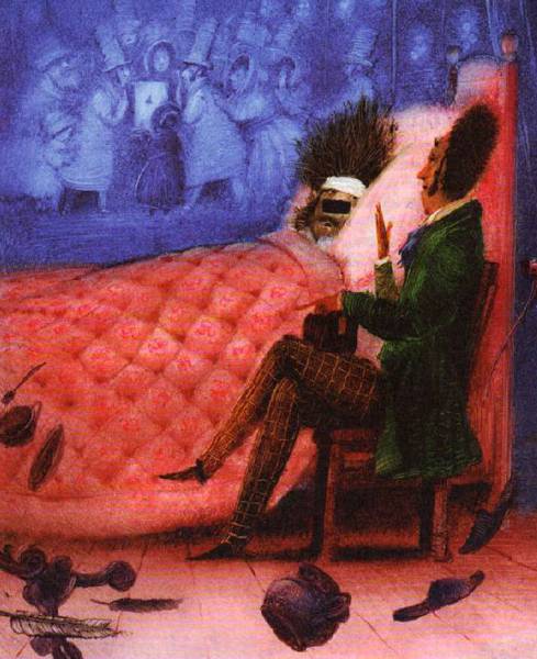 Иллюстрация 23 из 59 для Нос - Николай Гоголь | Лабиринт - книги. Источник: Сати