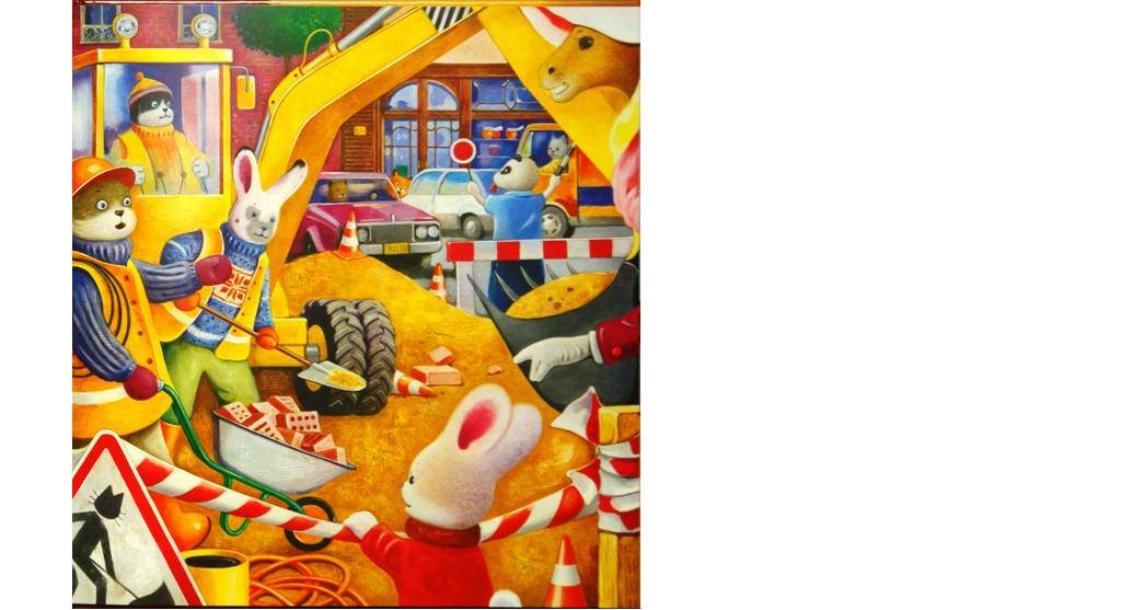 Иллюстрация 4 из 54 для Большой город, маленький зайчик, или мед для мамы - Иван Малкович | Лабиринт - книги. Источник: мама малыша