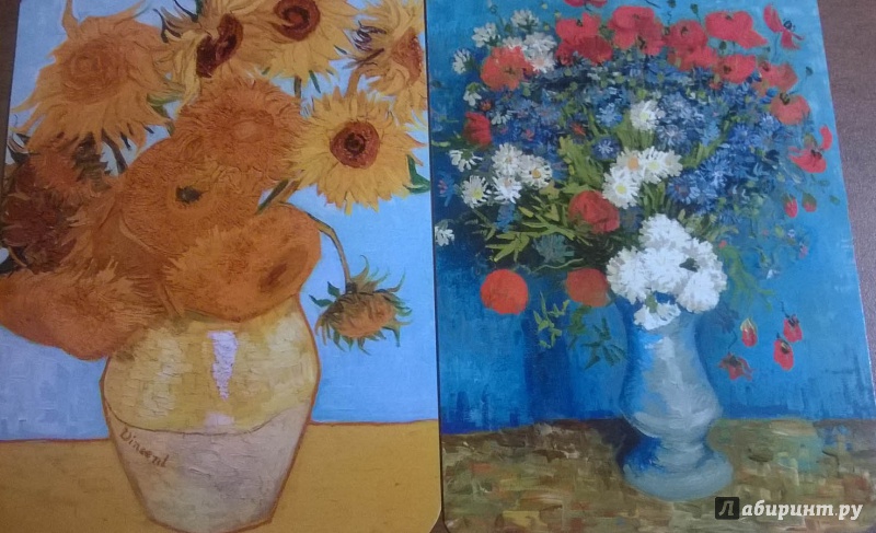 Иллюстрация 33 из 39 для Ван Гог Винсент. Шедевры живописи. Книга-открытка | Лабиринт - сувениры. Источник: Калюжная  Оксана