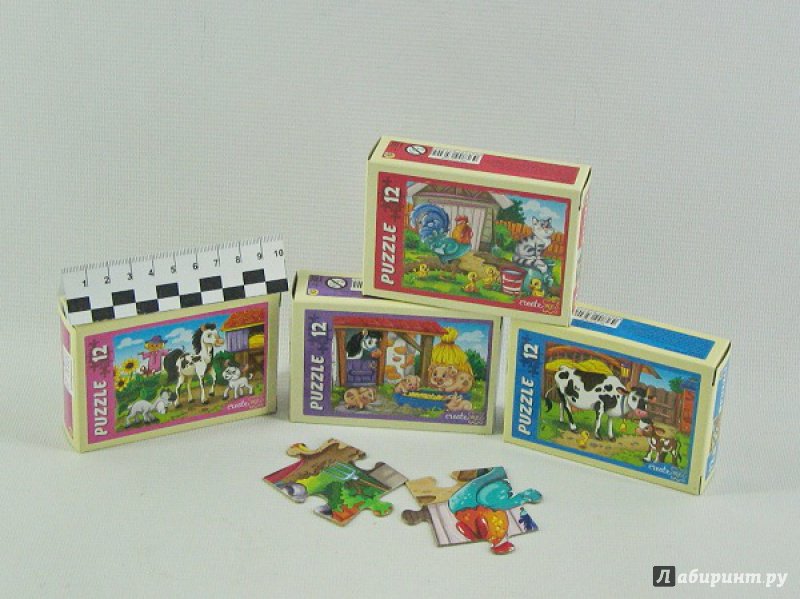 Иллюстрация 5 из 19 для Puzzle-12 "Ферма" (в ассортименте) (П12-5640) | Лабиринт - игрушки. Источник: Куликова  Юлия