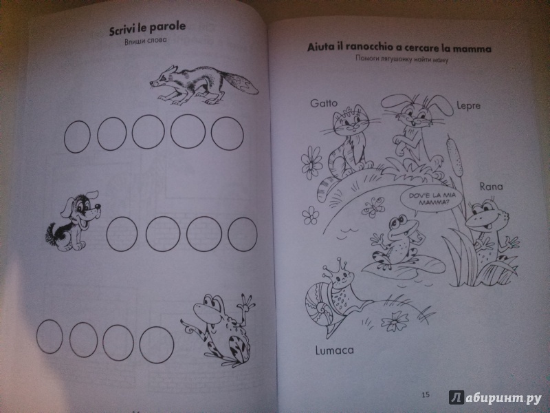 Иллюстрация 8 из 12 для Итальянский язык для детей. Учебное пособие - Елена Бугакова | Лабиринт - книги. Источник: SoleNn