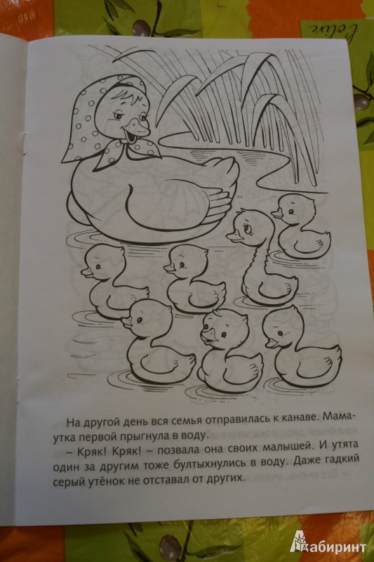 Иллюстрация 5 из 21 для Книжка-раскраска "Гадкий утёнок" | Лабиринт - книги. Источник: ramaikina