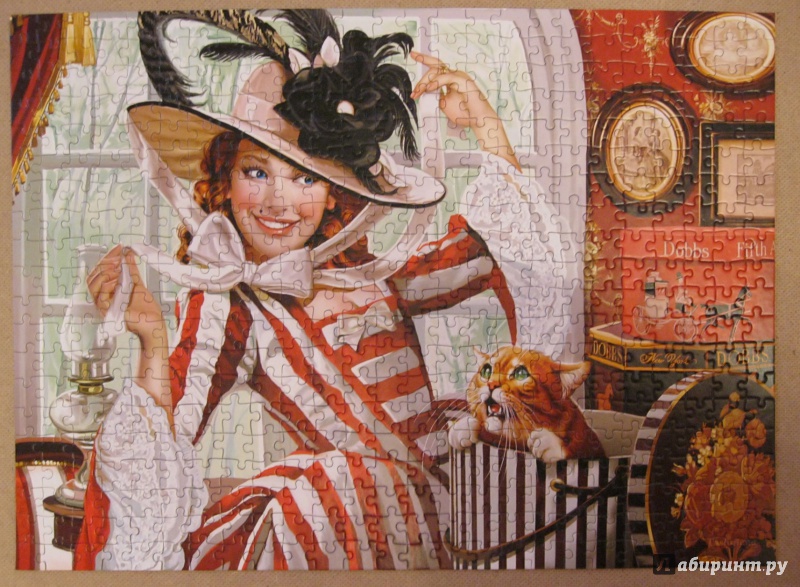 Иллюстрация 11 из 15 для Puzzle-500 "Леди в шляпе" (B-52165) | Лабиринт - игрушки. Источник: Dmit