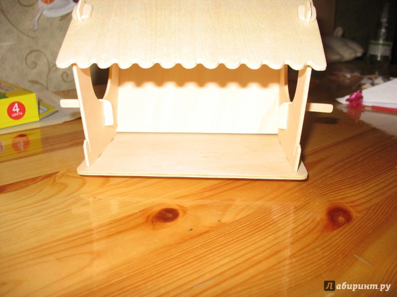 Иллюстрация 3 из 11 для Сборная деревянная модель "Домик для птиц" (80016) | Лабиринт - игрушки. Источник: Семенова  Елена
