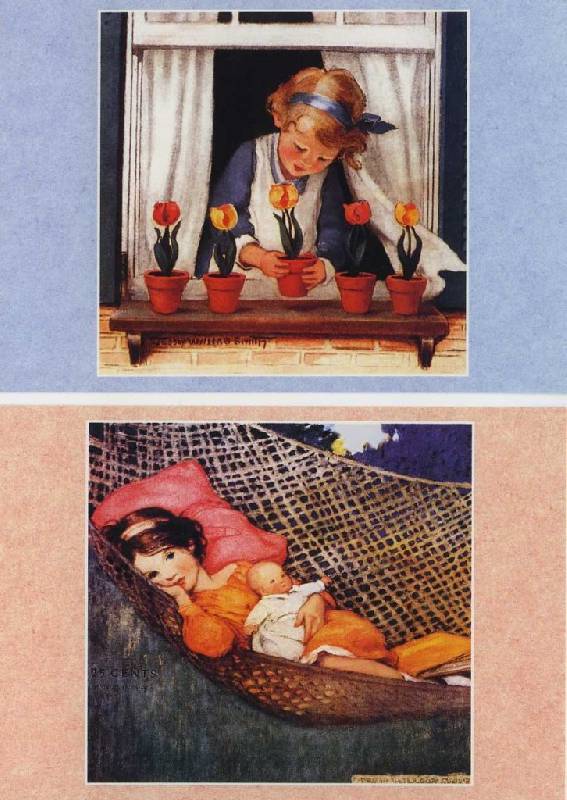 Иллюстрация 24 из 43 для Маленькие радости. Художник Джесси Уилкокс Смит. Набор открыток | Лабиринт - сувениры. Источник: Орешек
