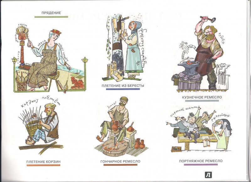 Иллюстрация 15 из 34 для Русские ремёсла | Лабиринт - книги. Источник: Наталья Владимировна