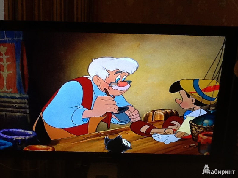 Иллюстрация 2 из 2 для Пиноккио (DVD) - Ласки, Шарпстин | Лабиринт - . Источник: К  Ангелина
