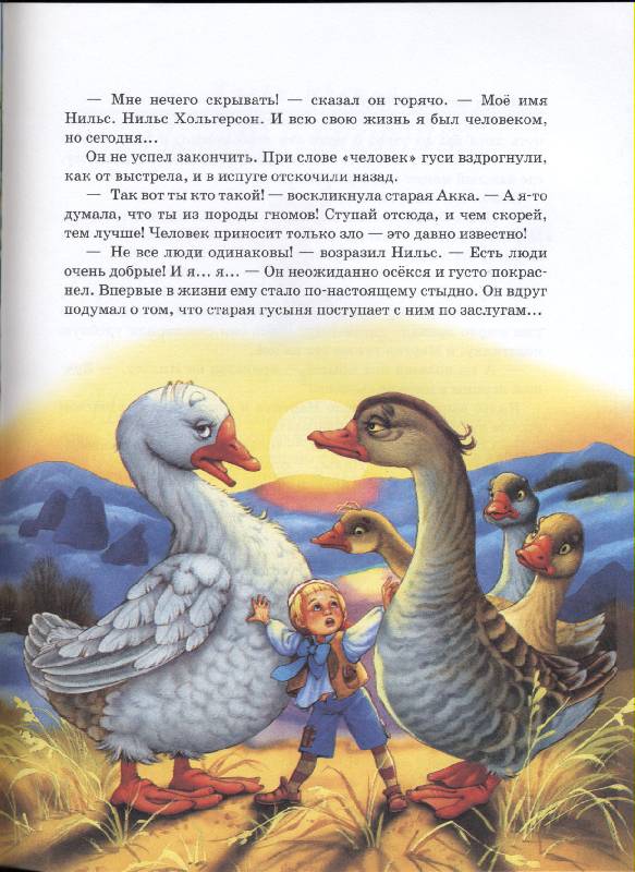 Иллюстрация 1 из 9 для Сказочное путешествие Нильса с дикими гусями - Сельма Лагерлеф | Лабиринт - книги. Источник: РИВА