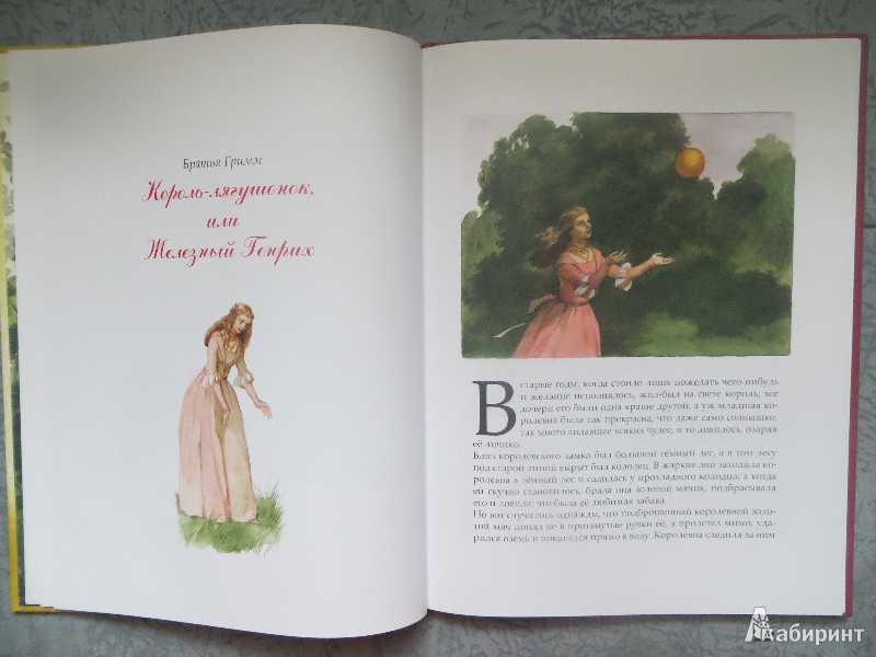 Иллюстрация 10 из 24 для Волшебные сказки о принцах и принцессах - Андерсен, Гримм | Лабиринт - книги. Источник: НаталияМ.